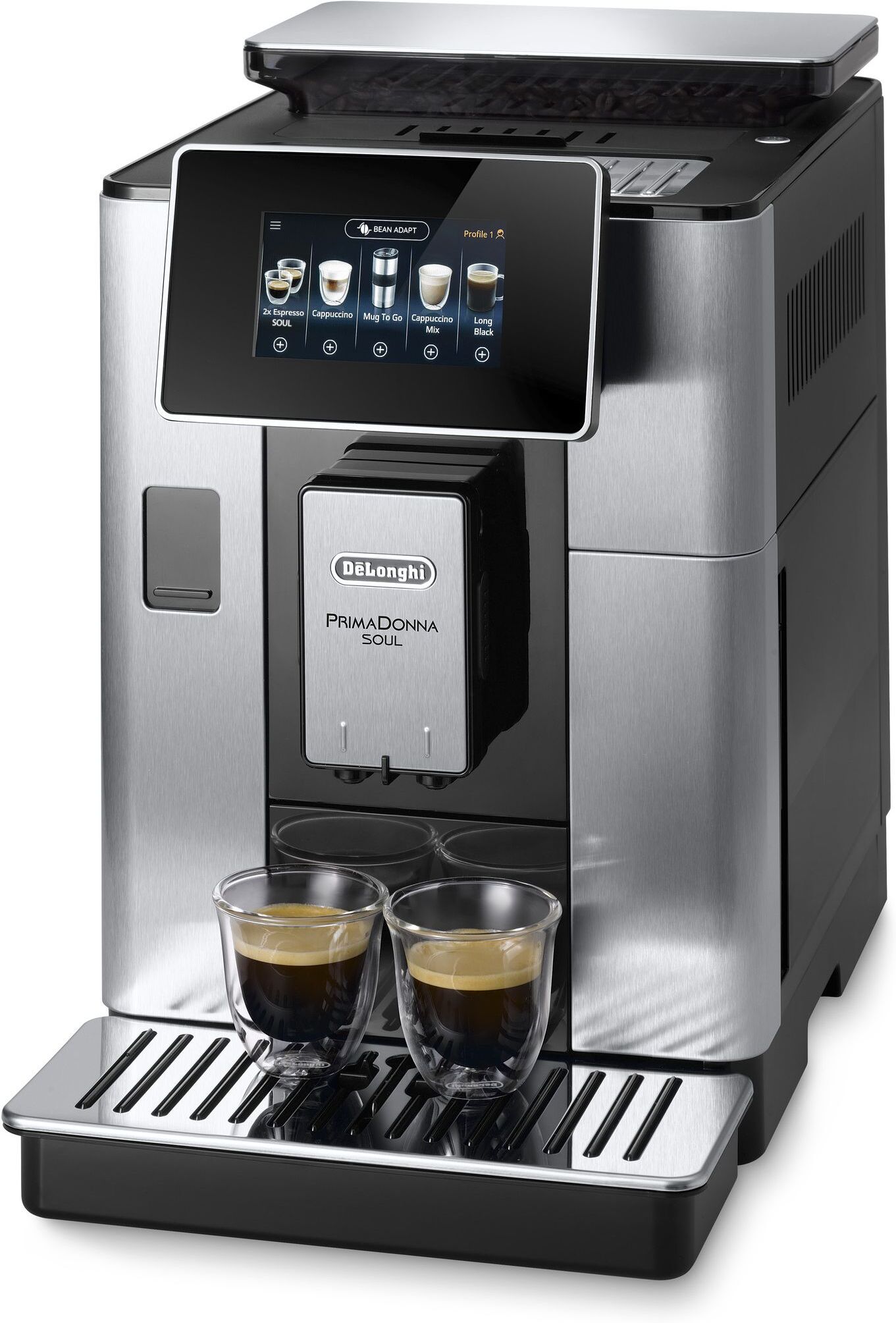 

Эспрессо кофемашина DeLonghi PrimaDonna Soul (ECAM 610.75.MB)
