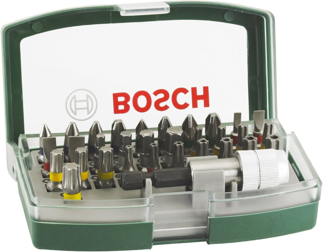 

Набор бит Bosch 2607017063 32 предмета, Набор инструментов Bosch 2607017063 32 предмета