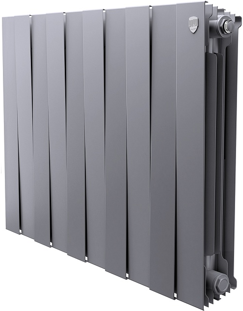 

Радиатор отопления Royal Thermo Piano Forte 500 new Silver Satin 10 секций