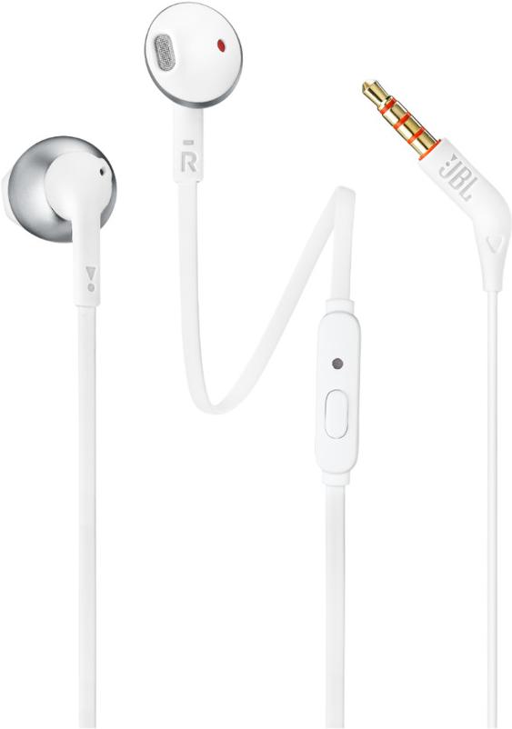 

Наушники JBL T205 хром [JBLT205CRM], Наушники JBL Tune 205 (серебристый)