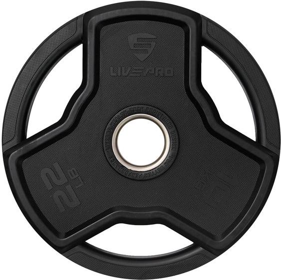 

Диск для штанги LIVEPRO Premium Rubber 10 кг черный [NL\LP8330-10\00-00-00], Premium Rubber 10 кг