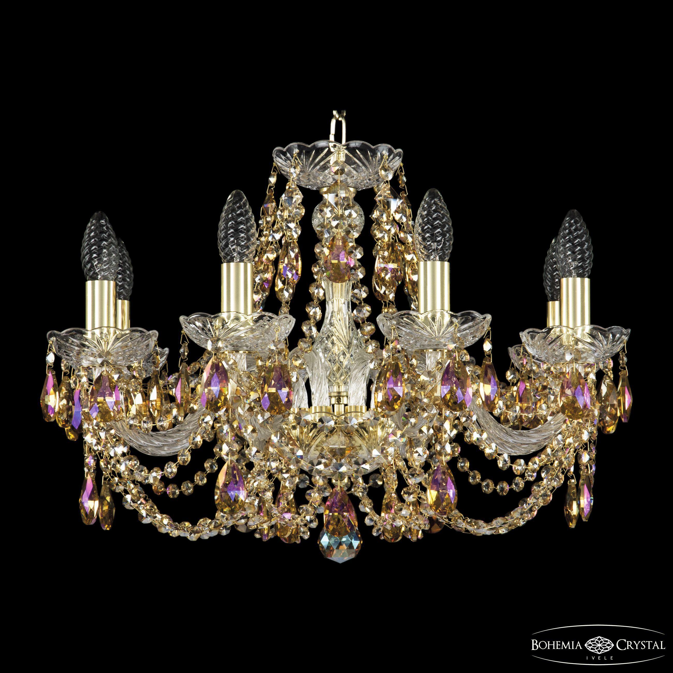 

Подвесная люстра Bohemia Ivele Crystal 1406/8/195 G R777