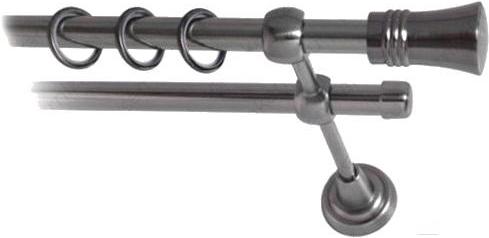 

Карниз Lm Decor Гиро 071 2р гладкий 3.2м антрацит, Гиро 071 2р гладкий 16мм 3.2м