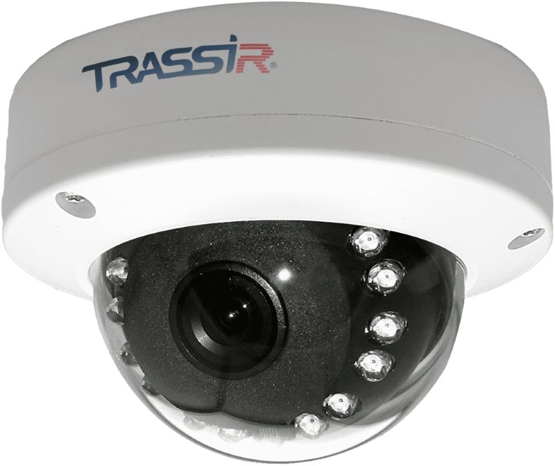 

IP-камера TRASSIR TR-D3121IR1 3.6мм белый, TR-D3121IR1 3.6мм