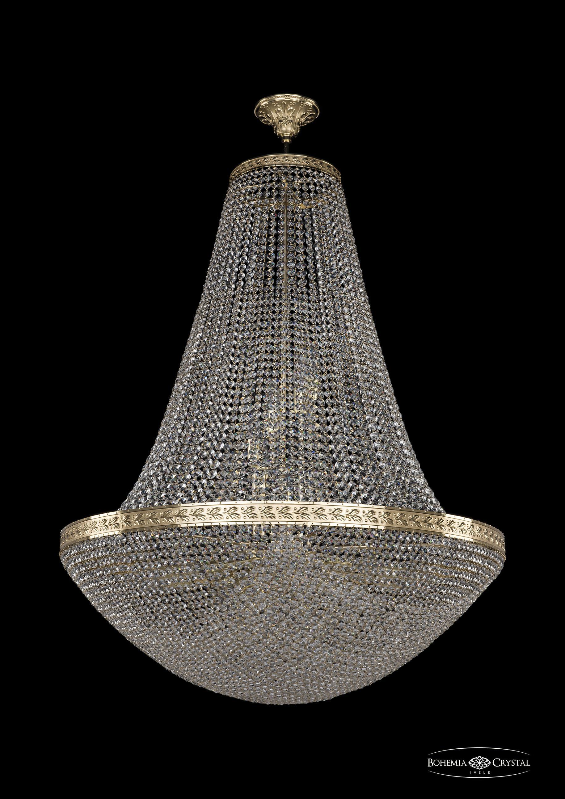 

Люстра на штанге Bohemia Ivele Crystal 19321/H2/90IV G