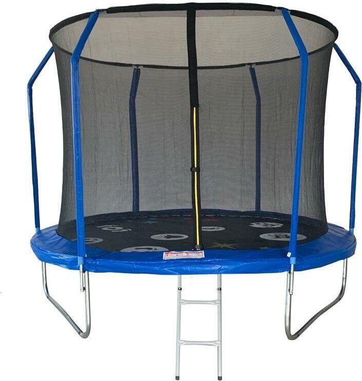 

Батут Sport Elite Play 10 ft-305 см с защитной сеткой внутрь, лестницей, 10FT 3.05м PLAY с принтом защитной сеткой внутрь с лестницей