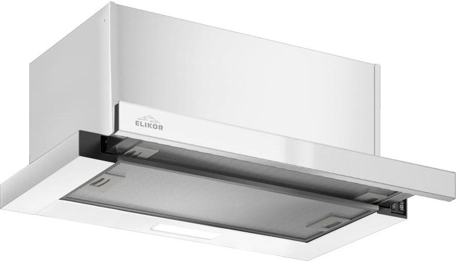 

Кухонная вытяжка Elikor Slide Glass 60П-1000 белый (229461)