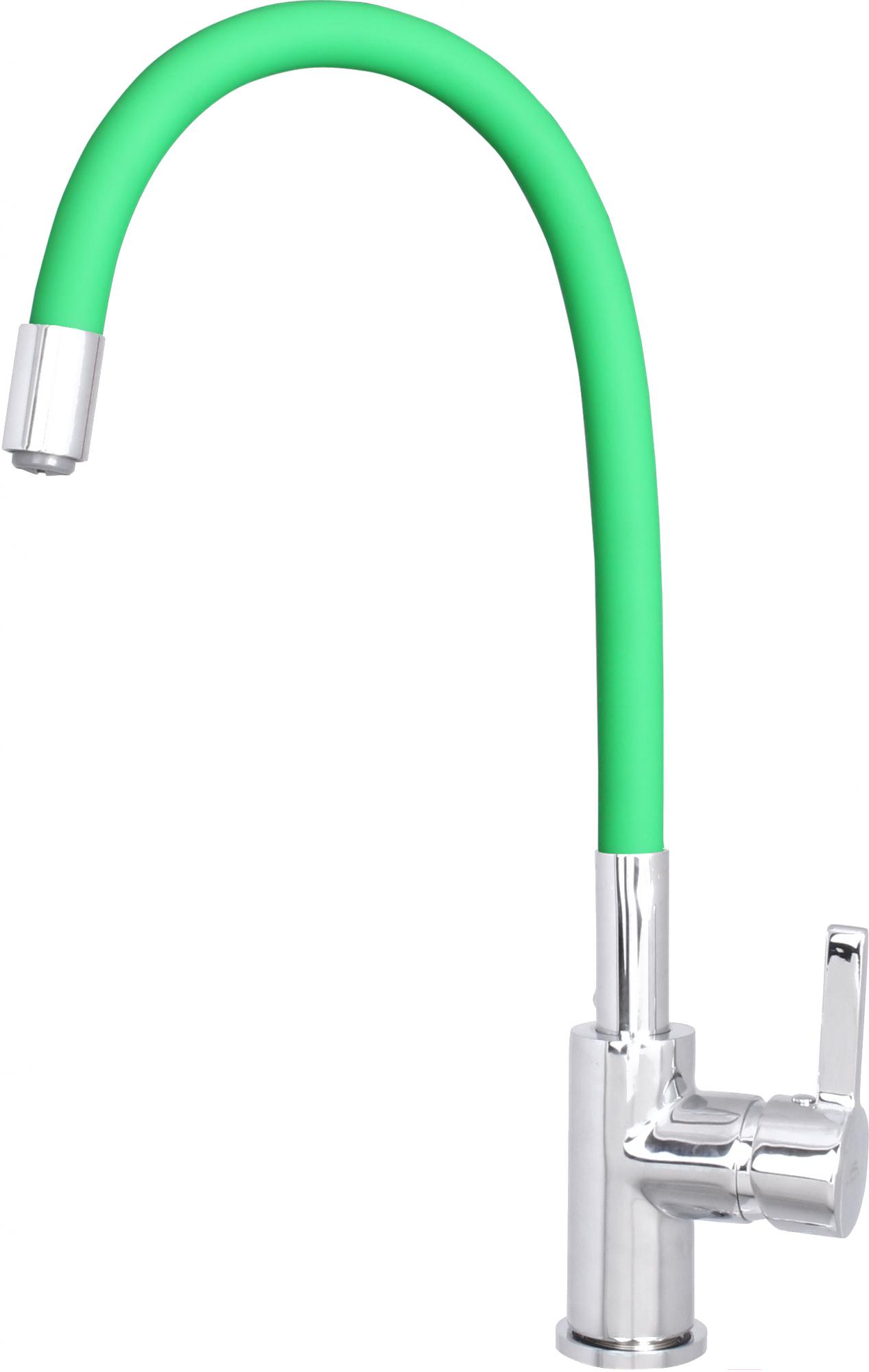 

Смеситель Rubineta Flexy-33 FL300G8 (зеленый/хром), Flexy-33
