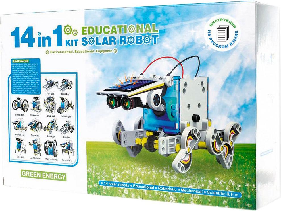 

Эко конструктор на солнечной батарее Cute Sunlight 14 в 1 CSL 2115, 14 в 1 CSL 2115