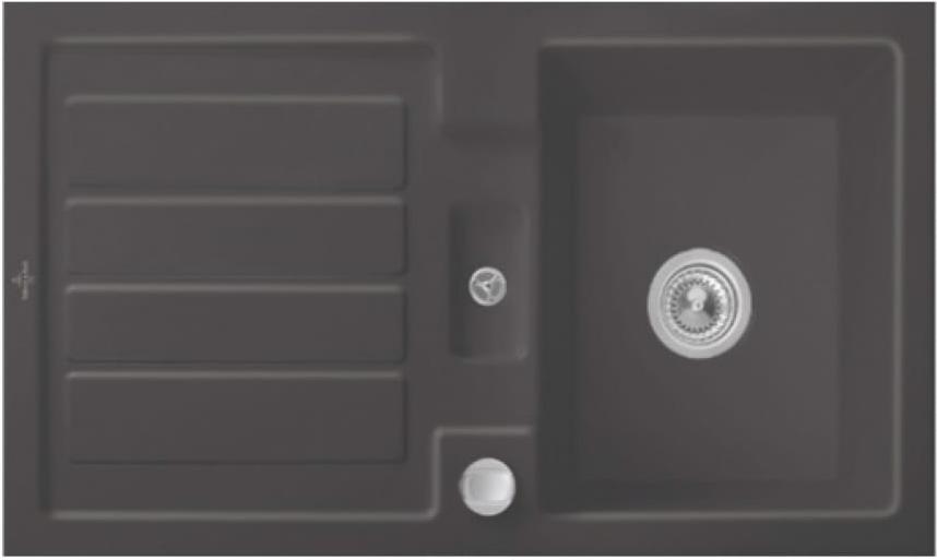

Кухонная мойка Villeroy Boch Flavia 50 900x510 mm i4 Graphite Ceramicplus [330502i4], Кухонная мойка Villeroy Boch Flavia 50 900x510 mm i4 330502i4 Graphite Ceramicplus