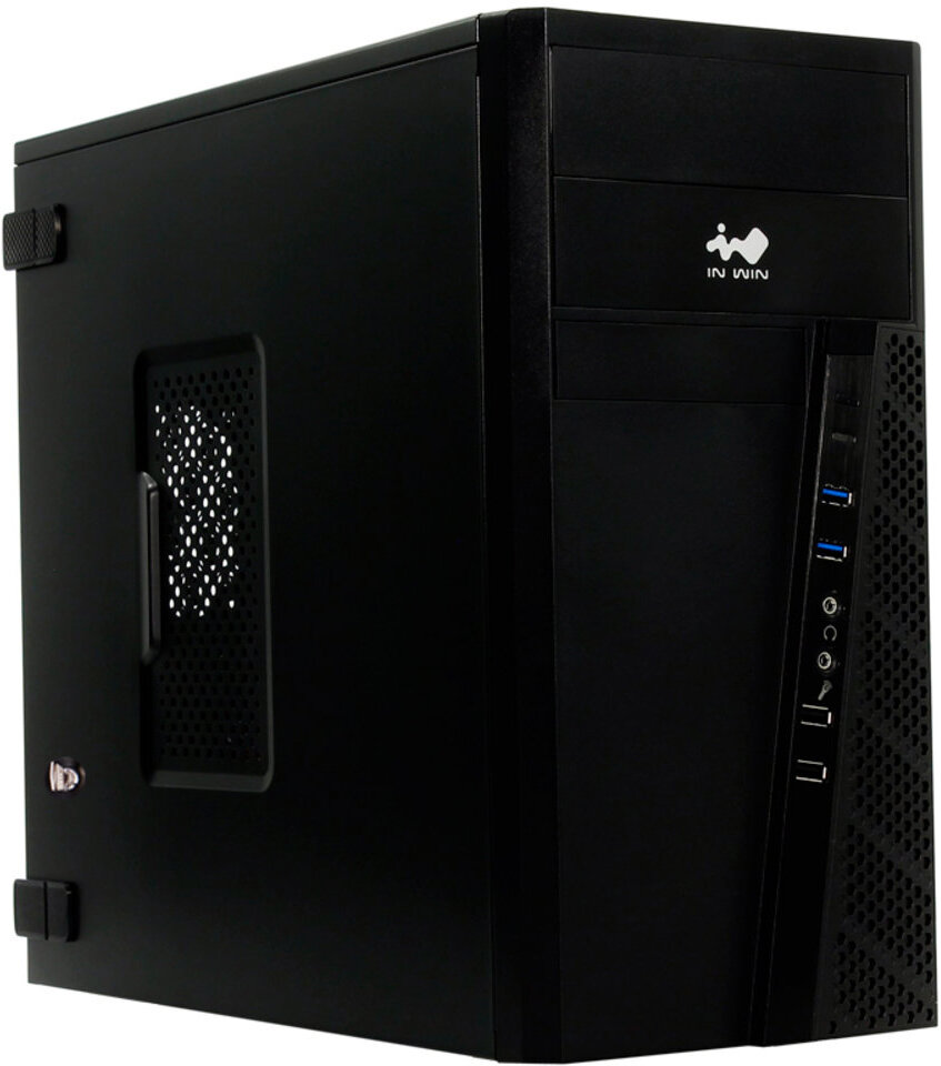 

Блок питания In Win EFS057BL Black, Корпус для компьютера In Win EFS057BL 6134585 Black