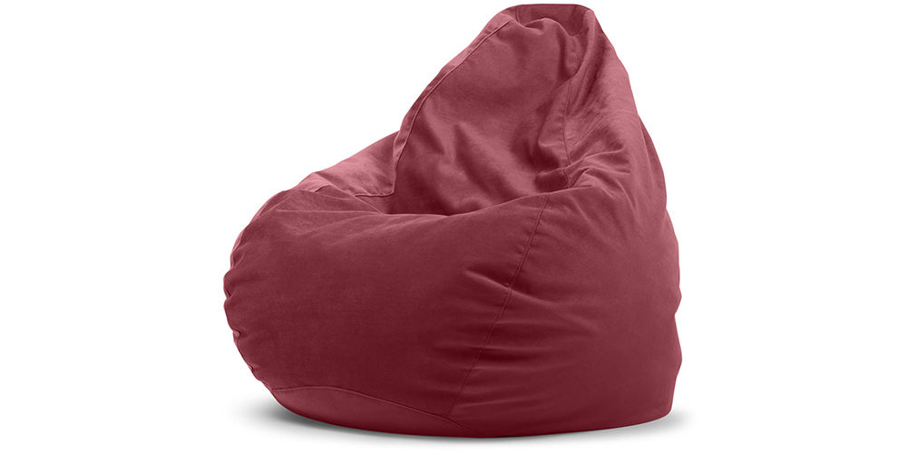

Кресло-мешок Woodcraft Рокси L Velvet Red, Рокси L Velvet