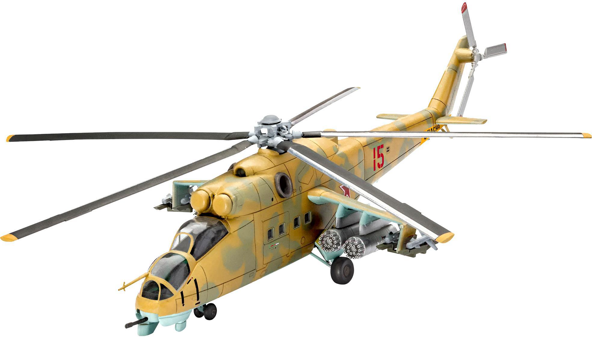 

Сборная модель Revell Ударный вертолет Mil Mi-24D Hind [04951], Ударный вертолет Mil Mi-24D Hind