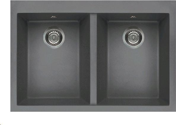 

Кухонная мойка Elleci Quadra 340 M73 Titanium, Quadra 340