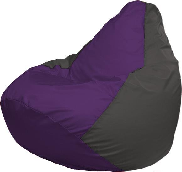 

Кресло-мешок Flagman кресло Груша Супер Мега Г5.1-69 фиолетовый/тёмно-серый, Бескаркасное кресло Flagman Груша Супер Мега Г5.1-69 фиолетовый/темно-серый