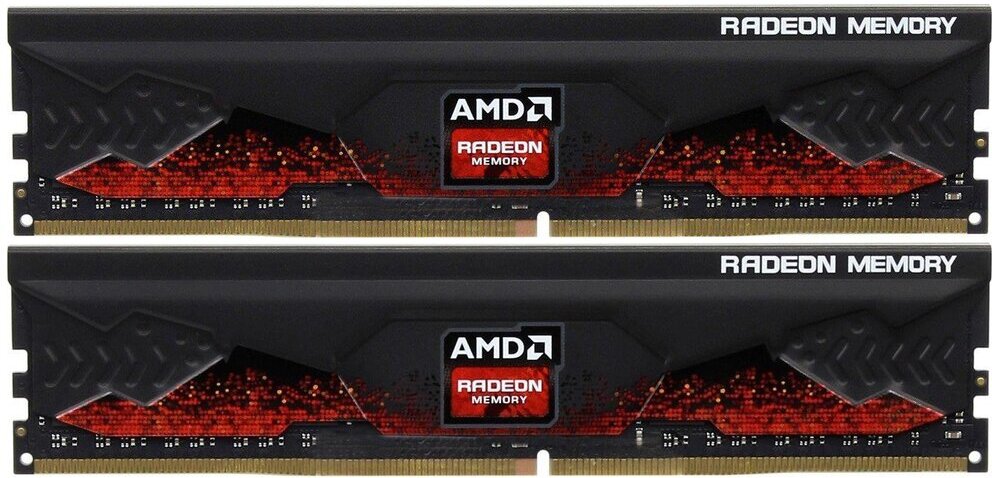 

Оперативная память AMD DDR IV 16Gb KiTof2 PC-28800 3600MHz AMD Radeon [R9S416G3606U2K], Оперативная память AMD Radeon R9 Gamer Series 2x8GB DDR4 PC4-28800 R9S416G3606U2K