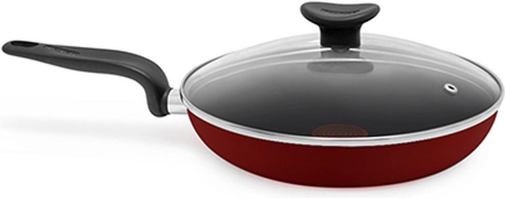 

Сковорода Tefal Tempo 04171928 ручка несъемная с крышкой красный [9100024728], Tempo 04171928 ручка несъемная с крышкой