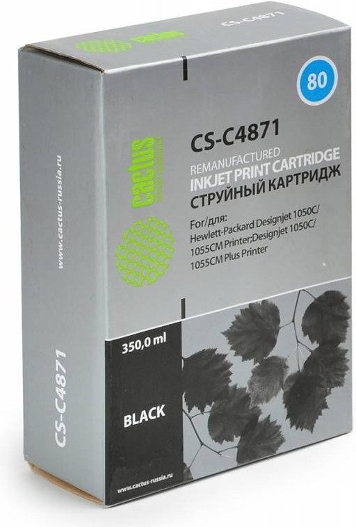 

Картридж струйный Cactus CS-C4871 черный