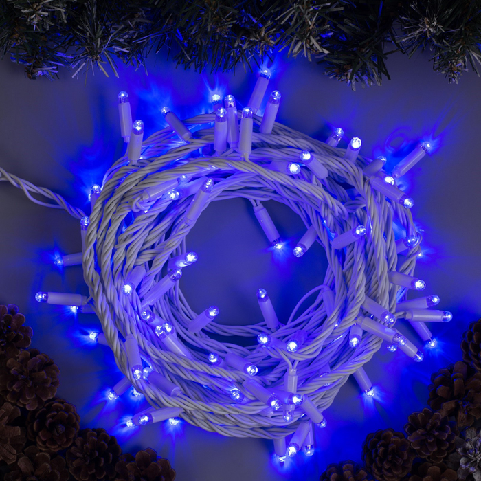 

Новогодняя гирлянда Luazon Нить 100 LED 10м синий [3584112], Новогодняя гирлянда Luazon Нить 100 LED 10м 3584112 синий