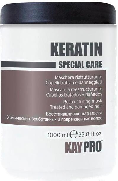 

Маска для волос Kaypro Special Care Keratin реструктурирующая с кератином (1000мл), Шампунь Kaypro Маска Special Care Keratin реструктурирующая с кератином 1000мл