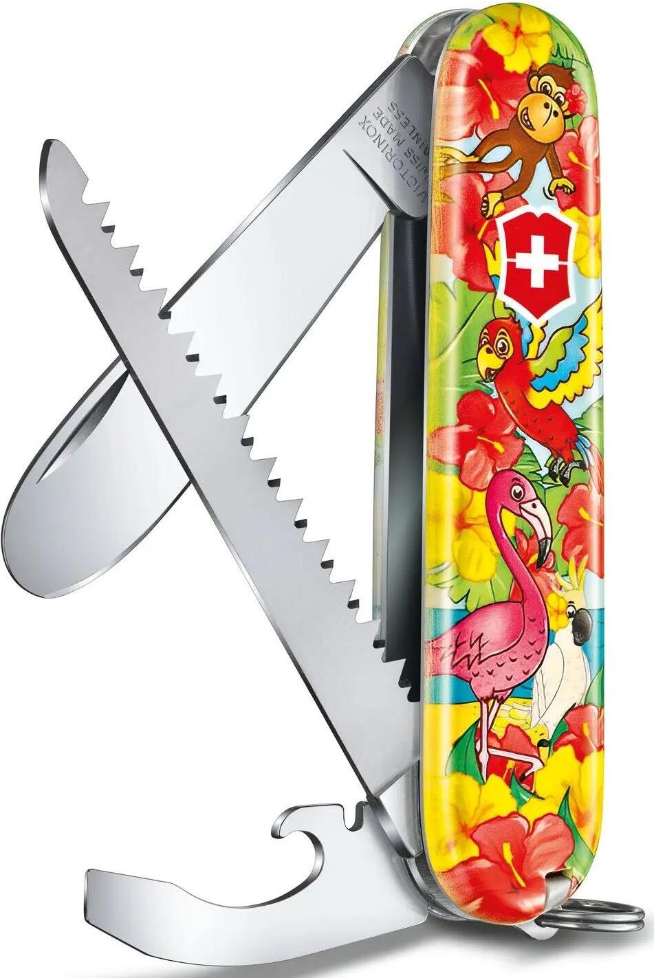 

Туристический нож Victorinox My First Parrot Edition [0.2373.E3], Туристический нож Victorinox My First Parrot Edition 0.2373.E3