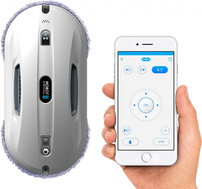 

Робот-мойщик окон Hobot 368, Робот-пылесос Hobot 368 белый