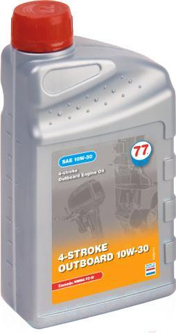 

Масло моторное полусинтетическое 77 Lubricants 4-Stroke Outboard 10W-30 1л (707933)