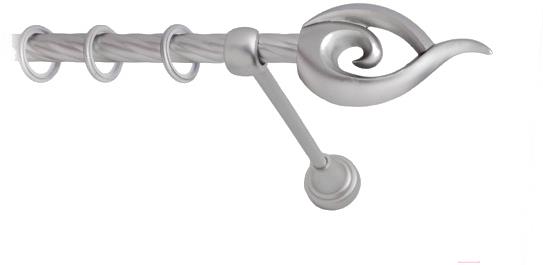 

Карниз Lm Decor Наутилус 012 1р витой 4м сатин, Наутилус 012 1р витой 16мм 4.0м