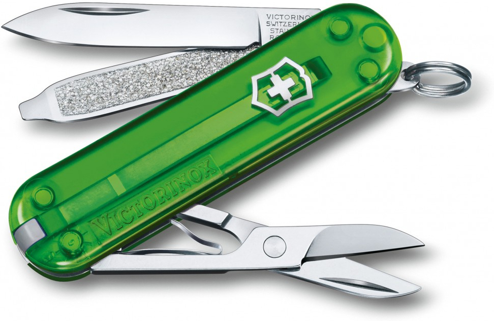 

Туристический нож Victorinox перочинный Classic Green Tea 58мм 7функц. [0.6223.T41G], Мультитул Victorinox Classic Green Tea (0.6223.T41G)