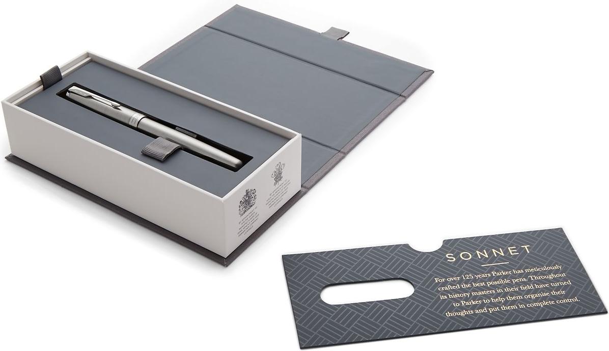

Ручка перьевая Parker Sonnet Stainless Steel CT [1931509], Sonnet Stainless Steel CT