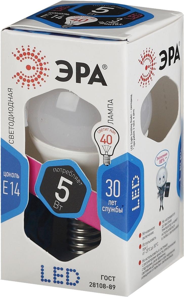 

Лампочка ЭРА LED smd P45-5w-840-E14 [Б0017219], LED smd P45-5w-840-E14