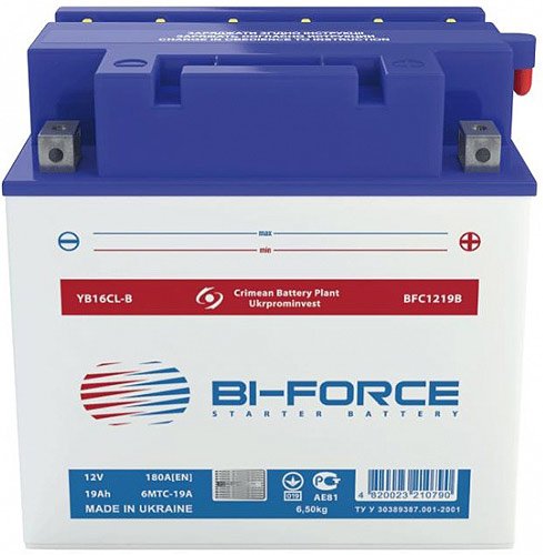 

Аккумулятор TAB YB16CL-B 19 Ah [305515], Аккумулятор TAB YB16CL-B 19 Ah 305515