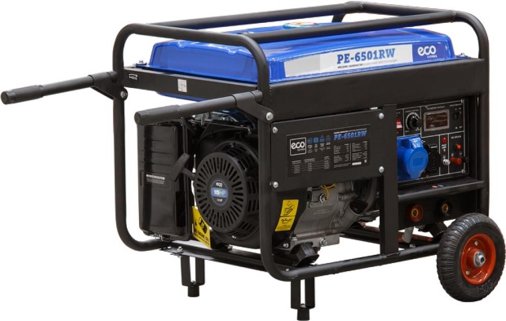 

Электростанция сварочная Eco PE-6501RW, Бензиновый генератор ECO PE-6501RW