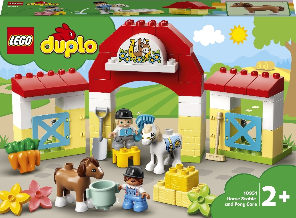 

Конструктор LEGO DUPLO Town Конюшня для лошади и пони [10951], Конструктор LEGO DUPLO Town Конюшня для лошади и пони 10951