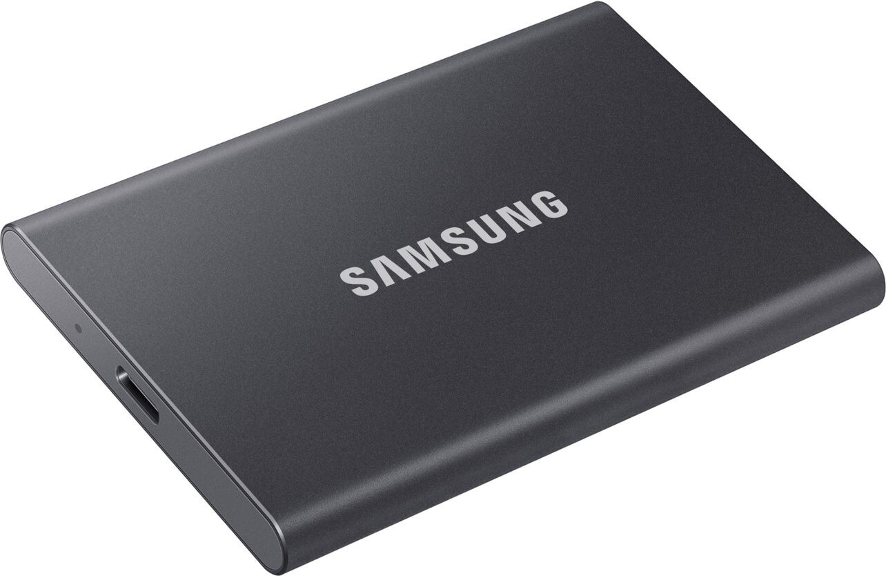 

Внешний SSD Samsung T7 Touch USB3.2 2 TБ черный [MU-PC2T0T/WW], Внешний жесткий диск SSD Samsung T7 Touch USB3.2 2 TБ MU-PC2T0T/WW черный