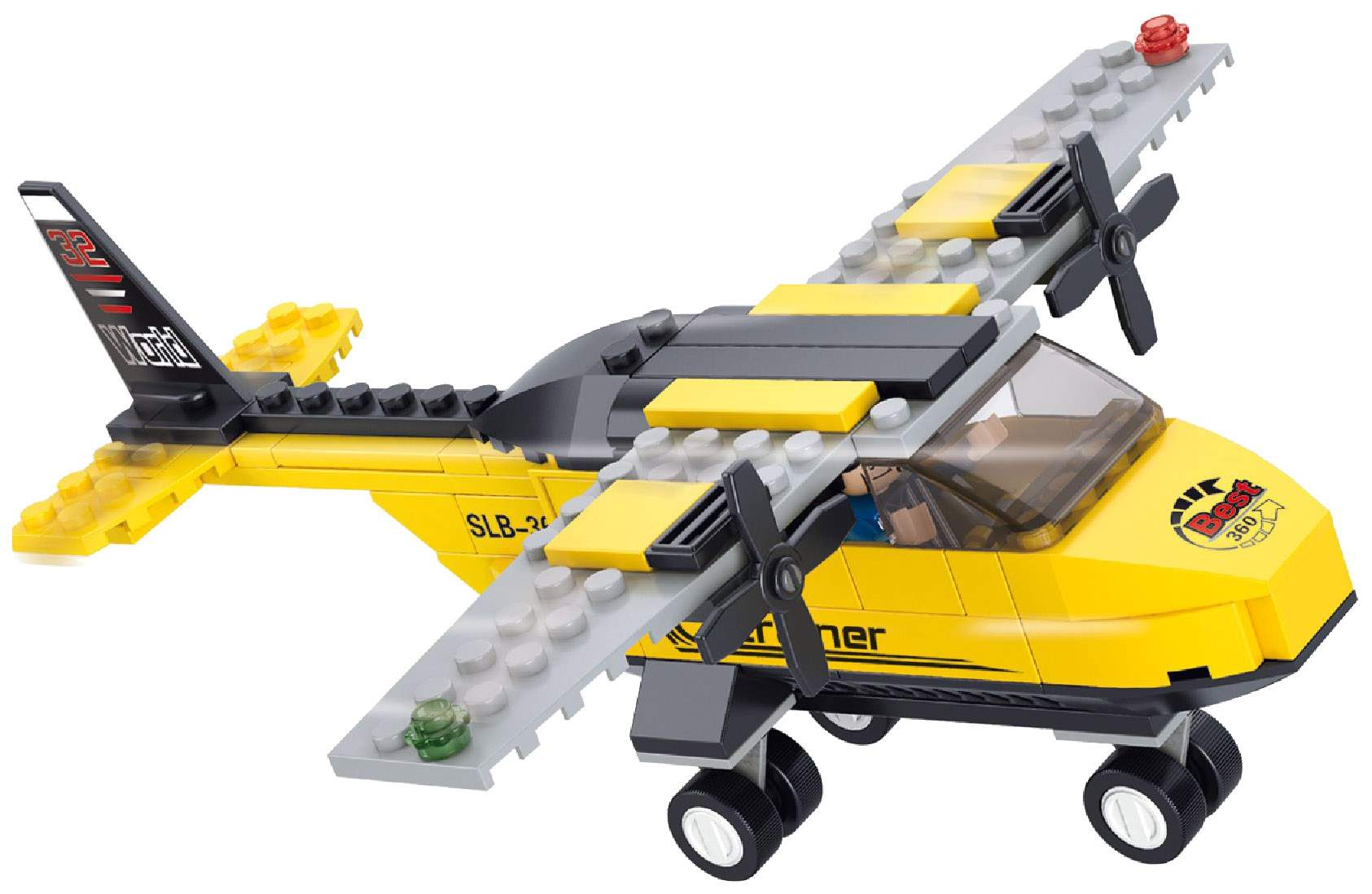 

Конструктор Sluban Учебный самолет / M38-B0360, Учебный самолет