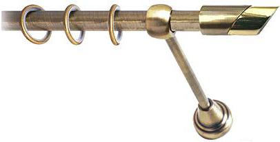 

Карниз Lm Decor Луна 056 1р гладкий 3.6м антик, Луна 056 1р гладкий 16мм 3.6м