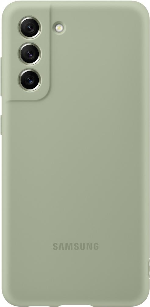 

Чехол для телефона Samsung Silicone Cover S21 FE Olive [EF-PG990TMEGRU], Silicone Cover S21 FE