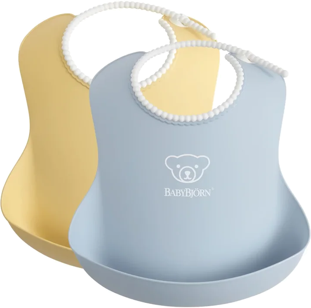 

Комплект нагрудников BabyBjorn 0463.41 светло-желтый/светло-голубой
