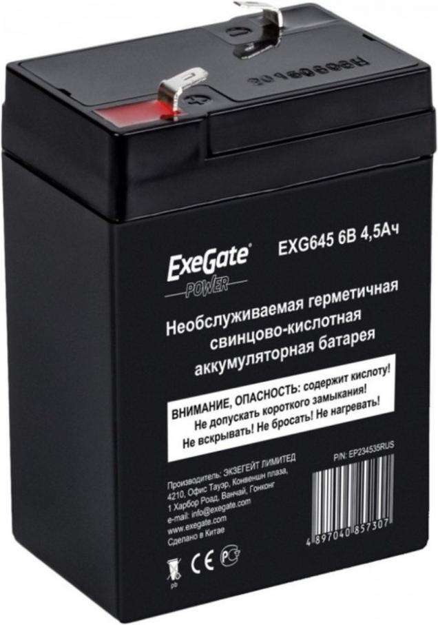 

Аккумулятор для ИБП ExeGate EXG645/DT6045 [EP234535RUS], EXG645/DT6045