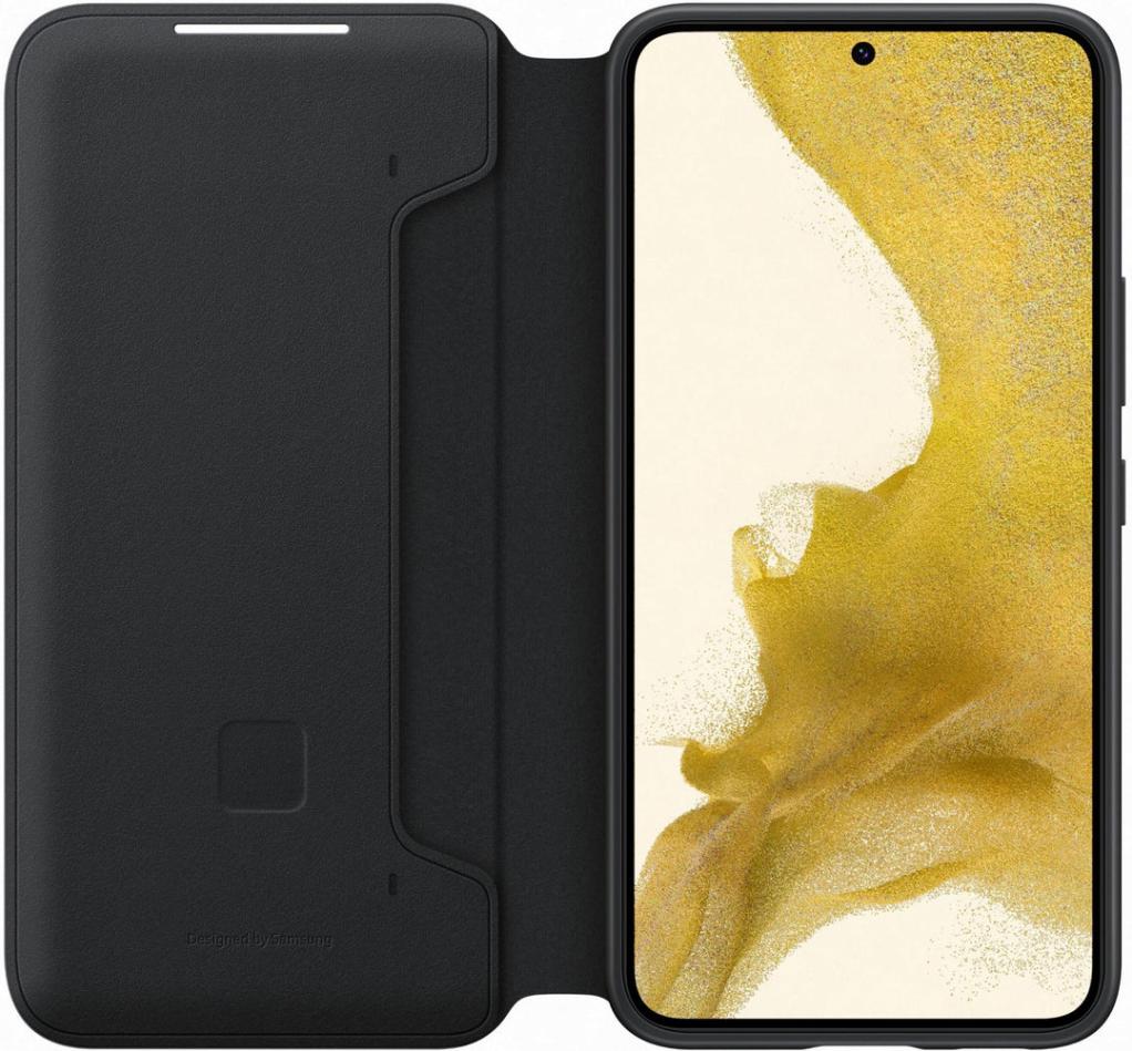 

Чехол для телефона Samsung Galaxy S22 Smart LED View Cover черный [EF-NS901PBEGRU], Galaxy S22 Smart LED View Cover