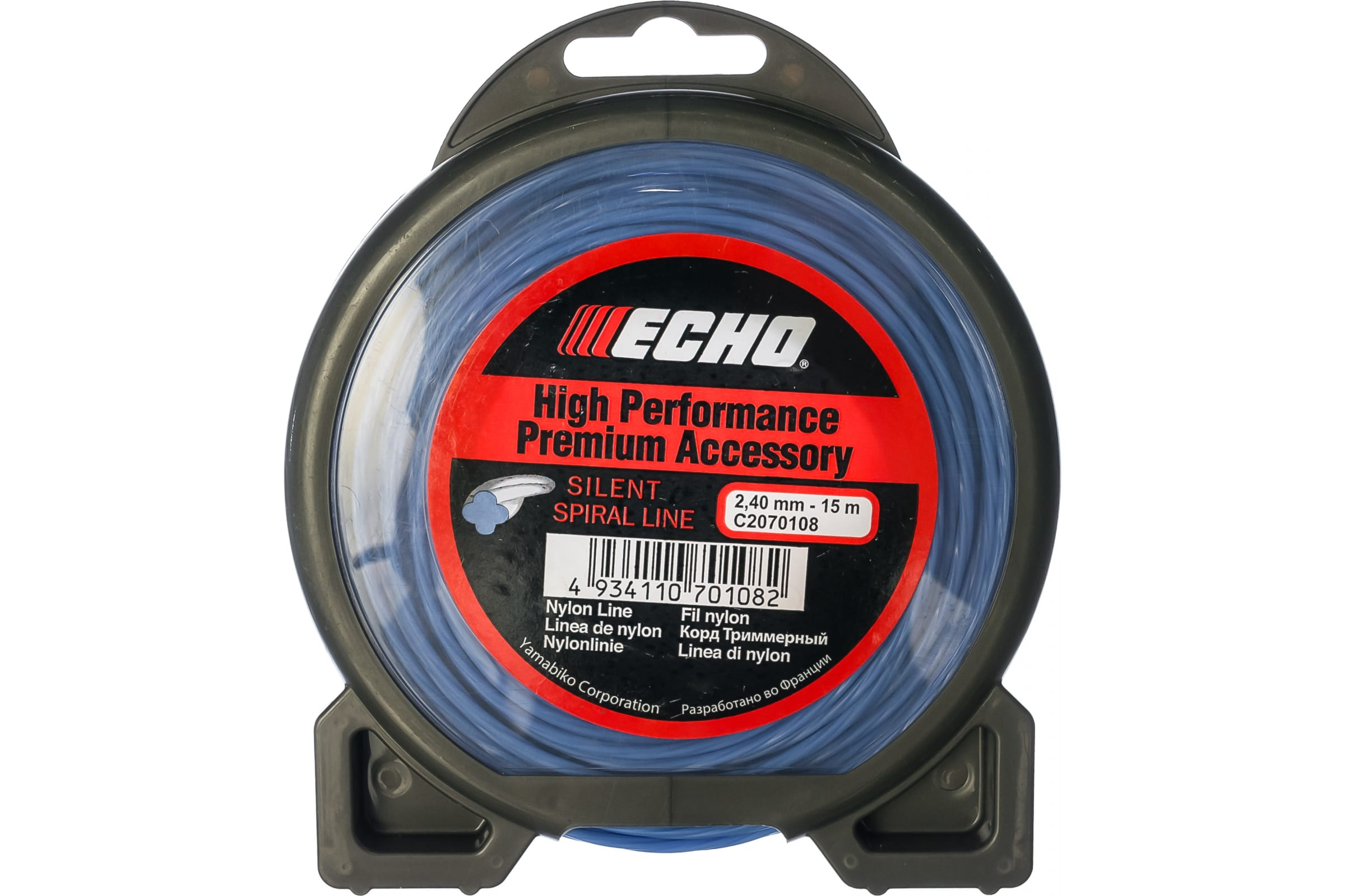 

Леска для триммера Echo Silent Spiral Line 2.4 15 м витой [C2070108], Леска для триммера Echo Silent Spiral Line 2.4 15 м витой C2070108