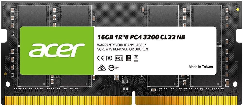 

Оперативная память Acer DDR4 16Gb PC4-25600 (BL.9BWWA.214)