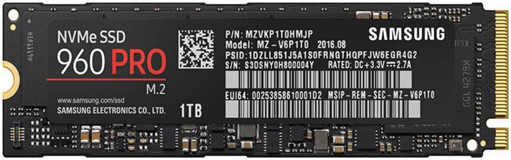 

SSD Samsung 960 PRO M.2 1TB [MZ-V6P1T0BW], 960 PRO M.2 1TB