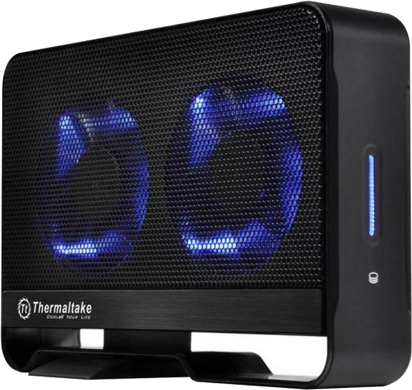 

Бокс для жесткого диска Thermaltake Max 5G (ST0020), Внешний бокс для HDD Thermaltake Max 5G (ST0020) черный