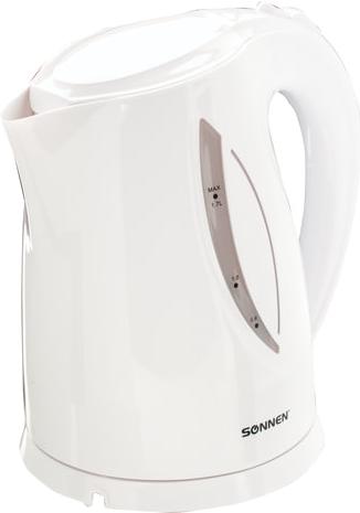 

Электрочайник Sonnen KT-1758 белый [453415], KT-1758