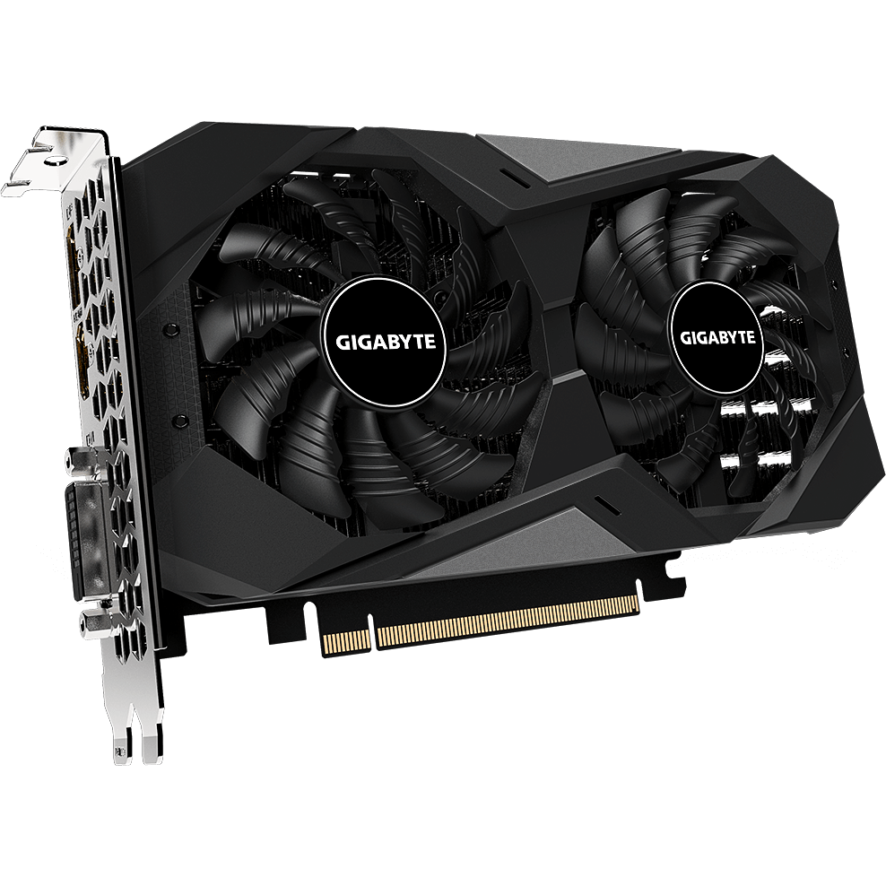 

Видеокарта Gigabyte GeForce GTX 1650 D6 WindForce 4GB GDDR6 (GV-N1656WF2-4GD)
