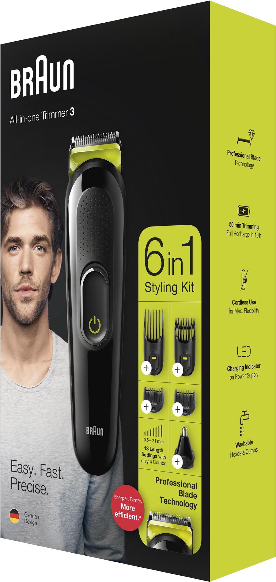 

Машинка для стрижки волос Braun MGK3221 5513, MGK3221 5513