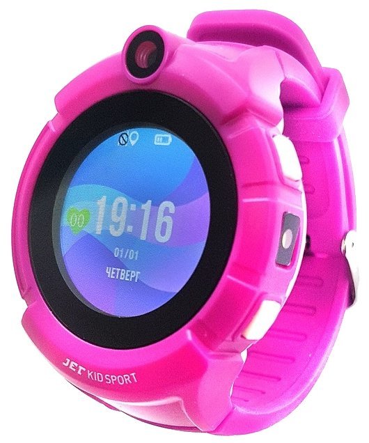 

Умные часы Jet Kid Sport розовый, Kid Sport