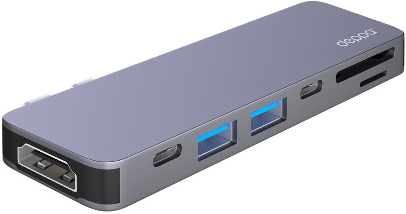 

Адаптер USB-C для MacBook 7-в-1 графит